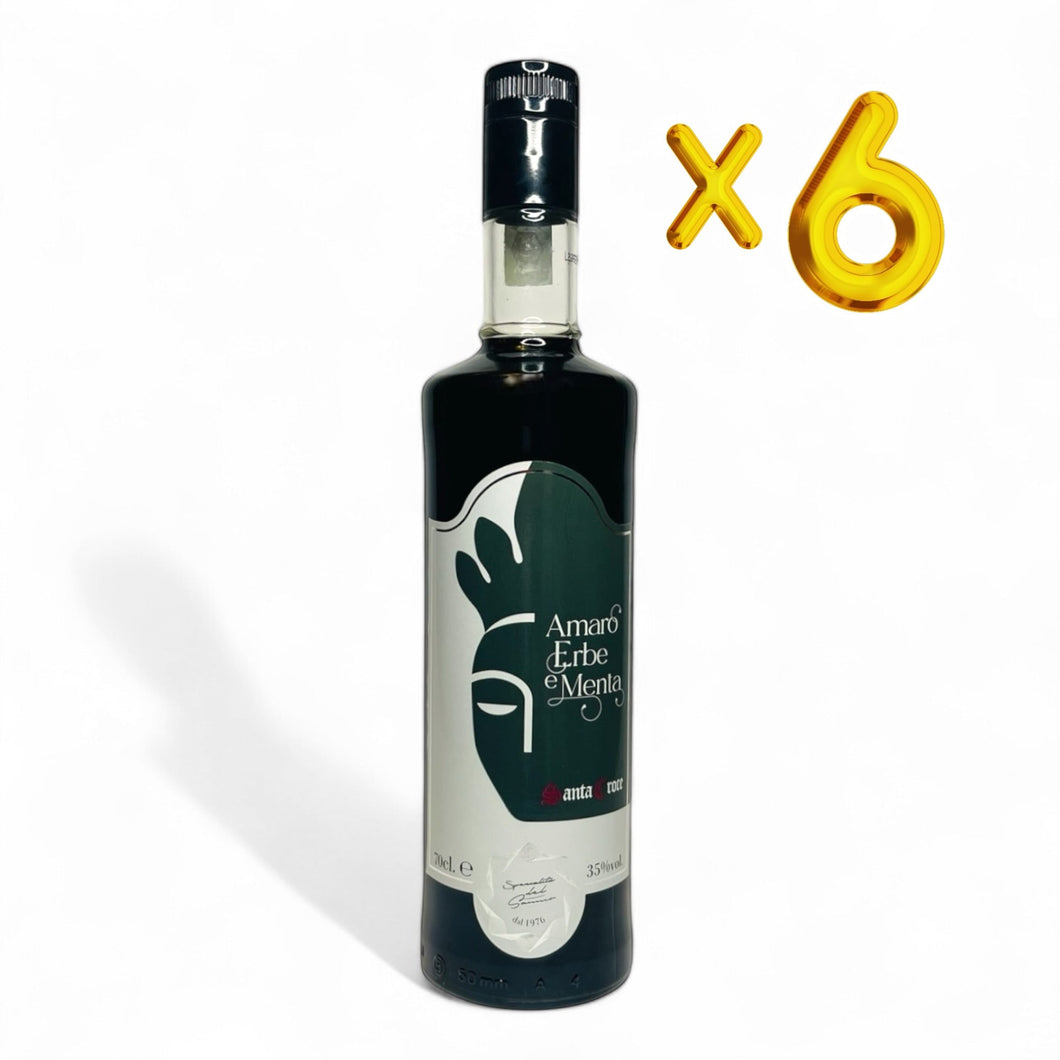 Amaro Erbe & Menta - 6 bottiglie - 70CL - Amaro Santa Croce