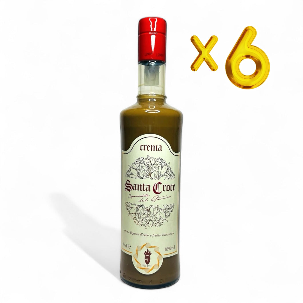 Liquore Crema Amaro - 6 Bottiglie - 70CL - Amaro Santa Croce