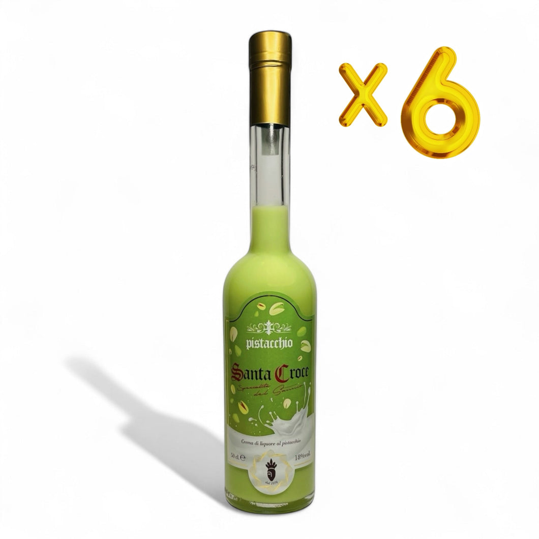 Liquore Crema di Pistacchio - 6 bottiglie - 50CL - Amaro Santa Croce